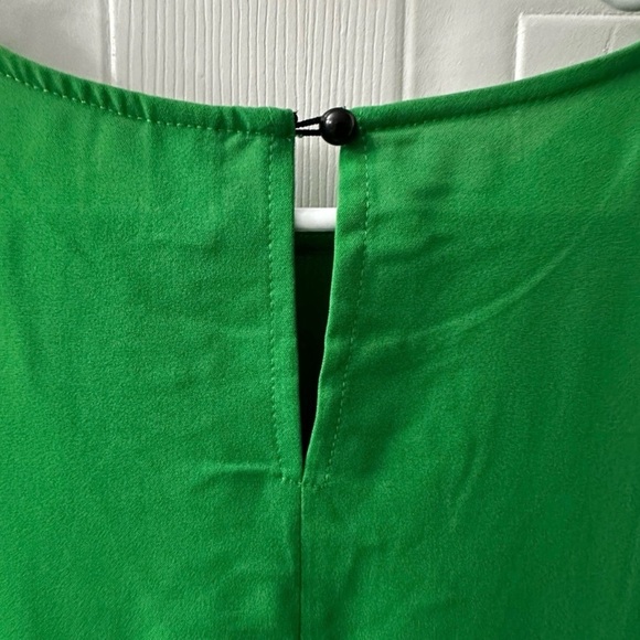 Two Ruffle Sleeve Romantic Dresses Blue and Green Romantic - Picture 11 of 12